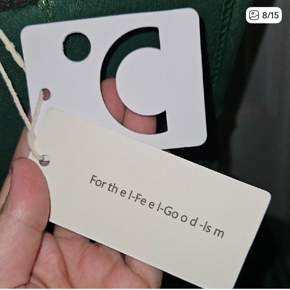 NWT Commense Serendipity Emerald Green Dress With Adjustable Straps - Picture 8 of 8